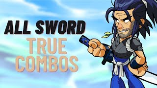 all sword true combos [upl. by Deron666]