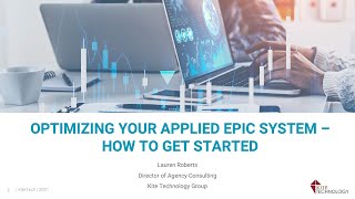 Webinar Optimizing Your Applied Epic System – How to Get Started [upl. by Solram]