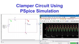 Clamper Circuit Using PSpice Simulation [upl. by Kosel]