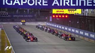 Olav Mol  F1 2017 Singapore  De chaotische start van de GP [upl. by Suoiluj]