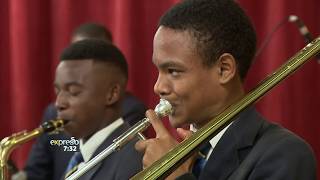 Groote Schuur High School Performs quotTsakwequot by Abdullah Ibrahim [upl. by Refotsirc525]