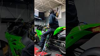 3MIL ZX10r DYNO kawasakilife foryou bikelife zx10r [upl. by Hterag]