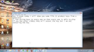 FIFA 13 SERIAL KEYS [upl. by Euqenimod718]