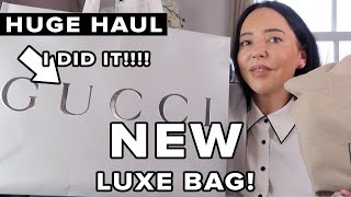 I FINALLY DID IT New Designer Bag Unboxing amp Massive Haul [upl. by Ybbob]