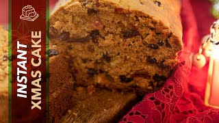 Instant Christmas Fruit Cake  Last Minute Plum Cake  No Soaking No Alcohol  ക്രിസ്തുമസ് കേക്ക് [upl. by Enitsud]