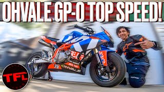 Is This The Fastest Minimoto On The Planet Ohvale GP0 190 Top Speed Run [upl. by Nitza987]