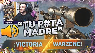 ESPAÑOLES ME INSULTAN POR JUGAR ASÍ a SNIPER en WARZONE  Zogoro [upl. by Toffey]