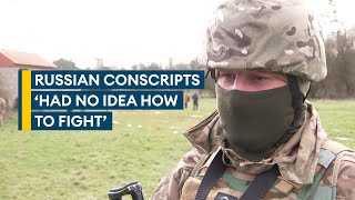 Ukrainian recalls facing platoon of Russian conscripts who had no idea how to fight [upl. by Niels]