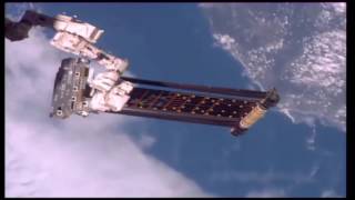 ISS ROSA  Last Days of Operations Retraction Attempts [upl. by Born]