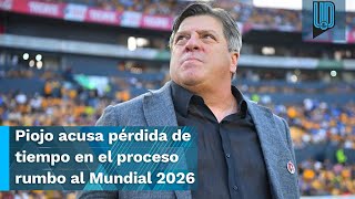 ENTREVISTA I El Piojo Herrera acusa pérdida de tiempo en el proceso rumbo al Mundial 2026 [upl. by Karlens]