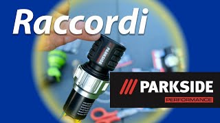 Raccordi rapidi per tubo flessibile  Parkside Performance Lidl  irrigazione orto e giardinaggio [upl. by Lorry]