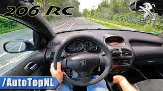 PEUGEOT 206 RC 177HP POV Test Drive by AutoTopNL [upl. by Ruiz607]