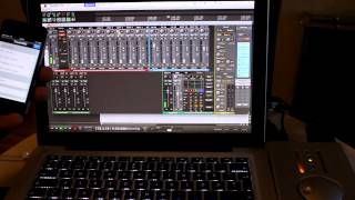 TotalmixPhone on Iphone using TouchOSC [upl. by Rairb]