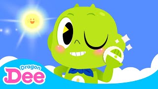 The Sunscreen Dance  Dragon Dee Nursery Rhymes amp Kids Songs [upl. by Ainehs]