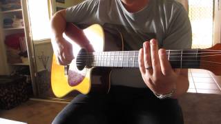 The Tea Party Jeff Martin  The Badger Guitar Cover [upl. by Mandell]