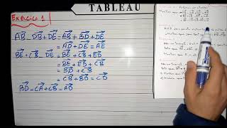 vecteurs et translation 3 eme année collège exercices corrigés [upl. by Norrek]