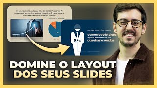 LAYOUT de SLIDES Como fazer slides SEM FIRULAS para apresentações PROFISSIONAIS e CRIATIVAS [upl. by Zarihs195]