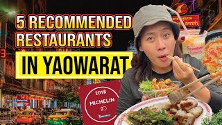 Michelin Guide Recommended Restaurants at Yaowarat Bangkok [upl. by Manya191]