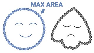 Why the Circle encloses the Largest Area  Explained using Hill Climbing SoME2 [upl. by Bacon559]