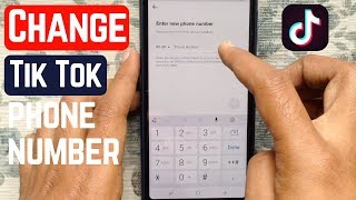 How to Change Phone Number in Tik Tok [upl. by Alian]