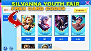 MLBB FREE CARD CODES YOUTH FAIR EVENT FREE SILVANNA SPECIAL SKIN 2024 [upl. by Lieno911]