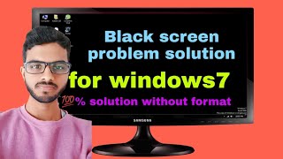 Windows 7 8 10 Black Screen Problem  How to Fix Windows Corrupt amp Black Screen Solutions [upl. by Aniroc]