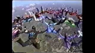 54way New England record at Pepperell Skydiving Center [upl. by Penthea509]