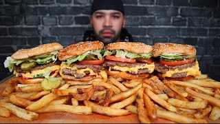 ASMR FIVE GUYS MUKBANG [upl. by Hedvige]