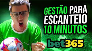 BET365  ESTRATEGIA COM GESTÃO DE BANCA  ESCANTEIO 10 MINUTOS [upl. by Enelyaj569]