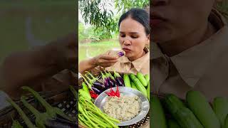 Khmer​ Recipe for fish mukbang eatshow food eating khmerfood [upl. by Nudd]