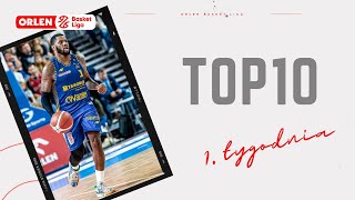 TOP10 1 tygodnia ORLENBasketLiga 2425 PLKPL [upl. by Elicec]