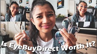 WATCH THIS BEFORE BUYING GLASSES ONLINE  everything you need to know about EyeBuyDirect [upl. by Mendez]