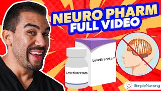 Pharmacology  Neurological medication full video for nursing RN PN NCLEX [upl. by Chilt]