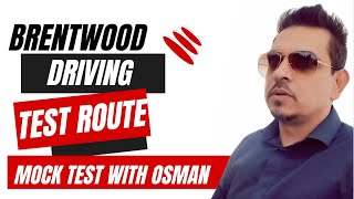 Driving Test Routes Brentwood Driving Test Centre Mock Test 2024 drivingtest drivinglessons uk [upl. by Eilahs]