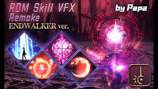 【EW】RDMs Skill VFX Remake for EndWalker赤魔技能特效重做EW版 [upl. by Okajima]