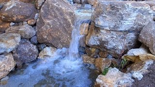 How to make a Waterfall  Landscaping Ideas  Part 5 [upl. by Heddie505]