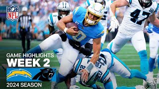 Los Angeles Chargers vs Carolina Panthers  2024 Week 2 Game Highlights [upl. by Schwing846]