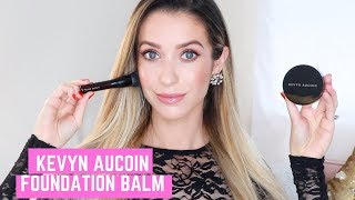 NEW KEVYN AUCOIN FOUNDATION BALM UNBOXING amp FIRST IMPRESSION [upl. by Strauss]