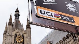 2016 UCI Womens WorldTour  GentWevelgem  Highlights [upl. by Newlin]