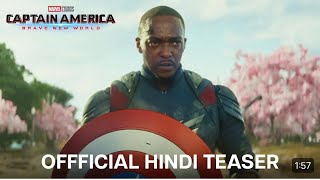 Captain America Brave New World  Offical Hindi Teaser  In Cinemas February142025 Reaction Video [upl. by Klimesh]