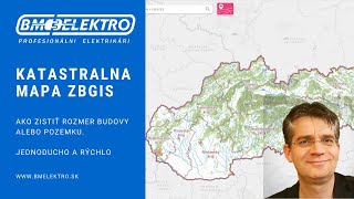 Katastralna mapa ZBGIS  Ako zistiť rozmer budovy alebo pozemku [upl. by Eitra793]