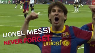 The Most Iconic Goal  Celebration of Lionel Messi ⚫ 28  05  2011 ⚫ Barcelona 3 vs 1 Man United [upl. by Nautna490]