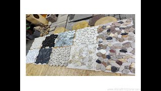 how to choose a Marble River Rocks Irregular Meshed Pebble Stone Mosaic Tile For Interior Decoration [upl. by Yasibit240]