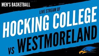 Hocking College vs Westmoreland County Mens Basketball [upl. by Aldarcy538]