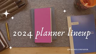 2024 PLANNER amp JOURNAL LINEUP  common planner hobonichi amp travelers notebooks [upl. by Hedva]