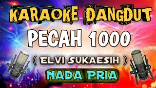 Pecah seribu  Elvi sukaesih  Karaoke nada Pria [upl. by Kipton]