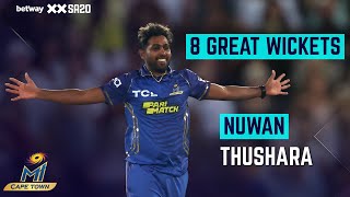 The Magnificent Eight Wickets of Nuwan Thushara  Betway SA20 [upl. by Aisset119]