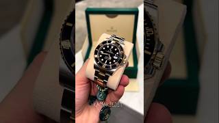 ROLEX SUBMARINER BLACK DIAL FULL YELLOW GOLDrolexrolexsubmarineryellowgoldrolexwatchforyoufyp [upl. by Ciardap]