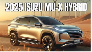 Isuzu MuX Hybrid 2025 Revealed  Modern designfuel efficiency and more [upl. by Amorita]