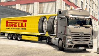 Delivering Across Country Roads Of Spain to France  Benz Actros 2019 Edition 2  ets2 152 [upl. by Maisey]